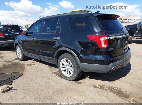 1FM5K7BH0GGC73318 2016 FORD EXPLORER Black Trasero izquierdo
