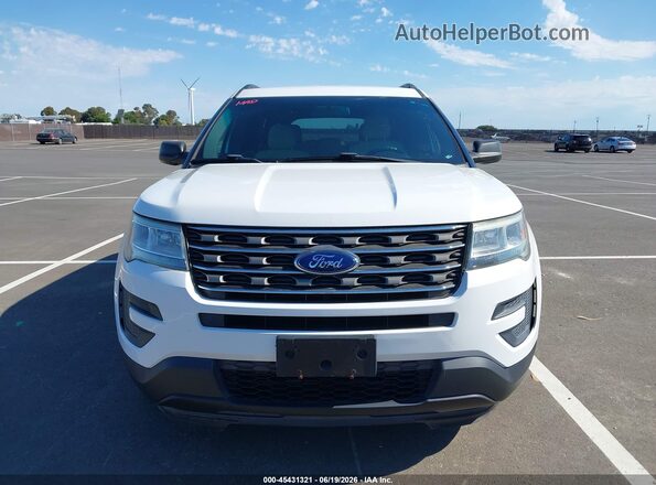 1FM5K7BH1GGC68077 2016 FORD EXPLORER White Դիմացի տեսք