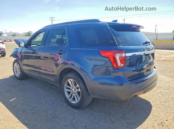1FM5K7BH1HGA60007 2017 FORD EXPLORER Blue Tył lewy