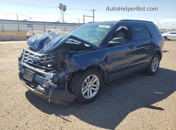 1FM5K7BH1HGA60007 2017 FORD EXPLORER Blue 