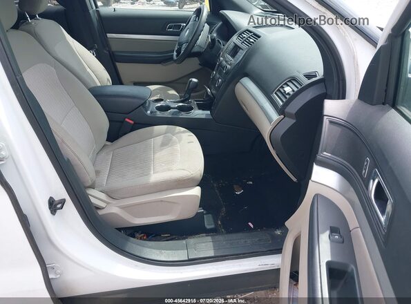 1FM5K7BH1KGA18475 2019 FORD EXPLORER White Սալոնի դիմացի տեսք