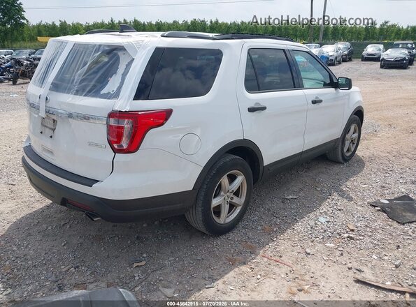 1FM5K7BH1KGA18475 2019 FORD EXPLORER White Հետևի աջ