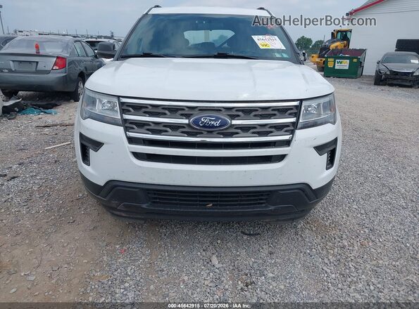 1FM5K7BH1KGA18475 2019 FORD EXPLORER White Սարքավորումների վահանակի տեսք