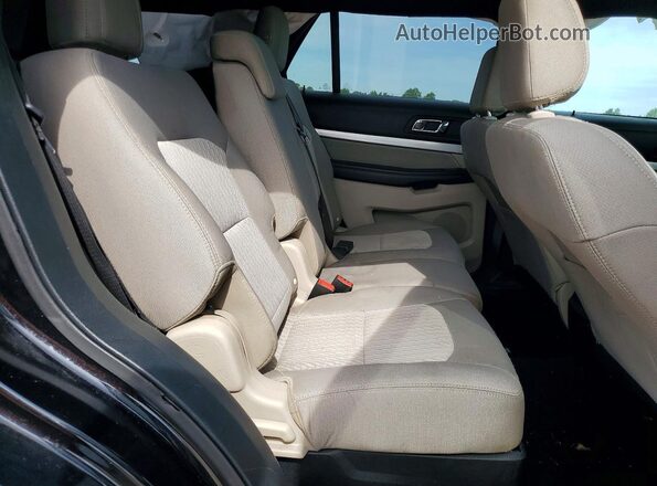1FM5K7BH4JGC95894 2018 FORD EXPLORER Black Սալոնի հետևի տեսք