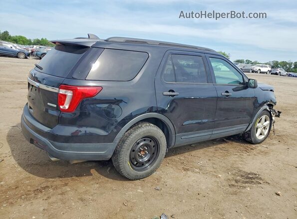 1FM5K7BH4JGC95894 2018 FORD EXPLORER Black Հետևի աջ
