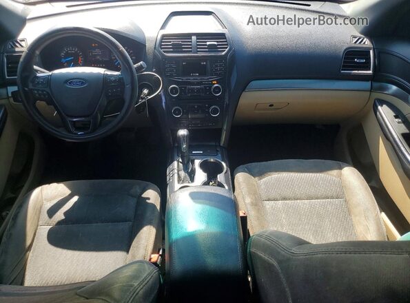 1FM5K7BH6GGC32403 2016 FORD EXPLORER White Dashboard view
