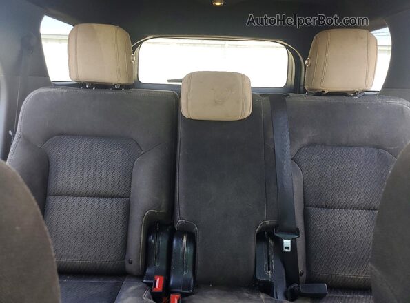 1FM5K7BH6GGC32403 2016 FORD EXPLORER White Rear seats view