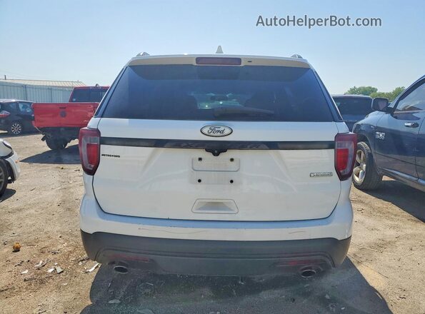 1FM5K7BH6GGC32403 2016 FORD EXPLORER White Rear view
