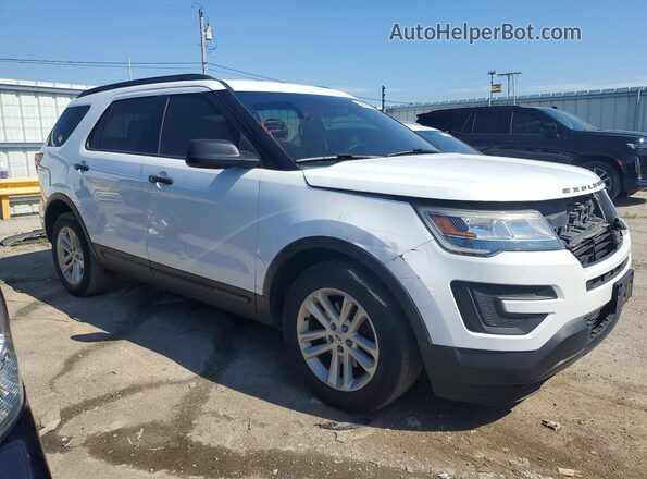 1FM5K7BH6GGC32403 2016 FORD EXPLORER White Front right