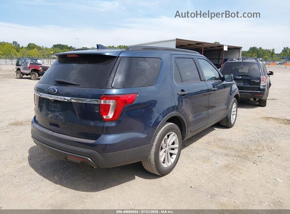 1FM5K7BH8HGC44702 2017 FORD EXPLORER Blue Rear right