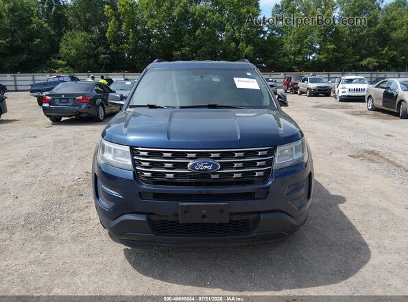 1FM5K7BH8HGC44702 2017 FORD EXPLORER Blue Front view