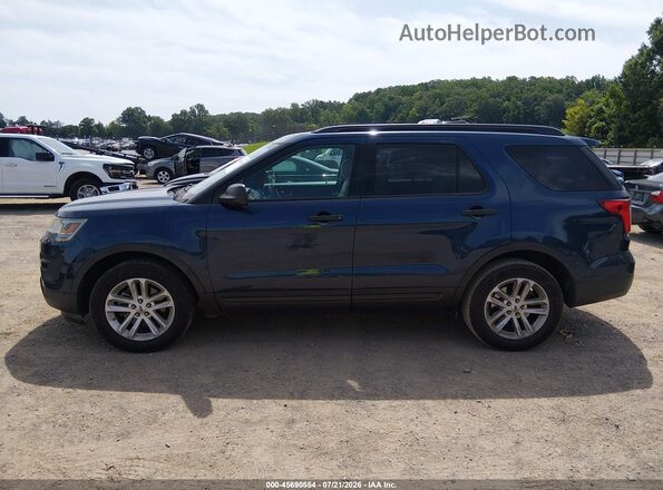 1FM5K7BH8HGC44702 2017 FORD EXPLORER Blue 360 interior view