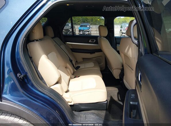 1FM5K7BH8HGC44702 2017 FORD EXPLORER Blue VIN sticker view