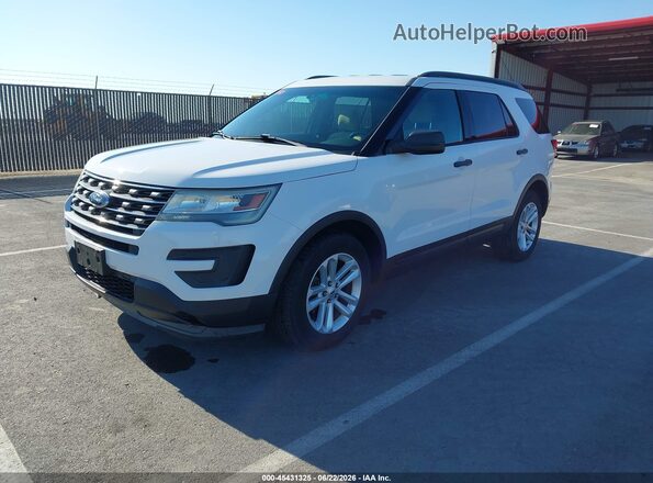 1FM5K7BHXGGC68076 2016 FORD EXPLORER White Առջևի ձախ երեք քառորդ տեսարան