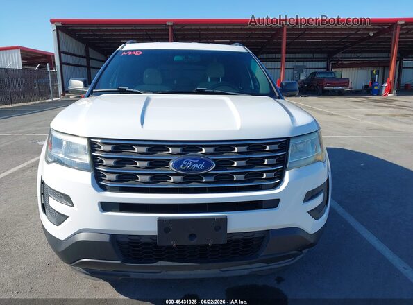 1FM5K7BHXGGC68076 2016 FORD EXPLORER White Դիմացի տեսք