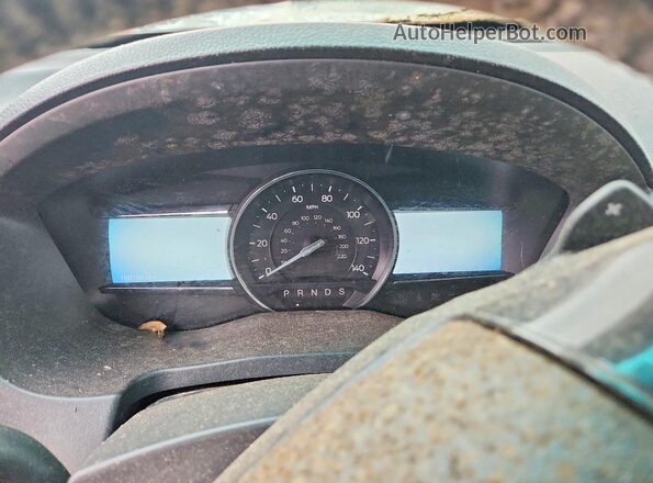 1FM5K7D80GGA42321 2016 FORD EXPLORER Red Instrument cluster view
