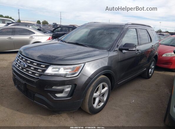1FM5K7D80GGD03057 2016 FORD EXPLORER Black Front left