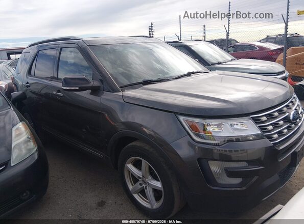 1FM5K7D80GGD03057 2016 FORD EXPLORER Black Rear interior view