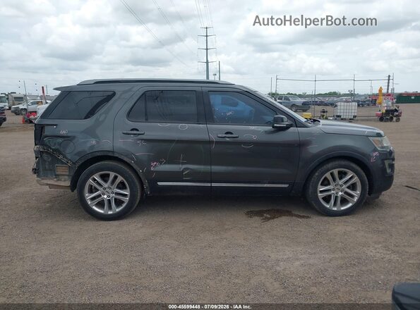 1FM5K7D80GGD12700 2016 FORD EXPLORER Gray სალონის 360-გრადუსიანი ხედი