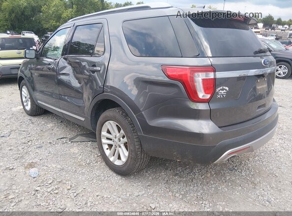 1FM5K7D80HGA01642 2017 FORD EXPLORER Gray Задня ліва чверть