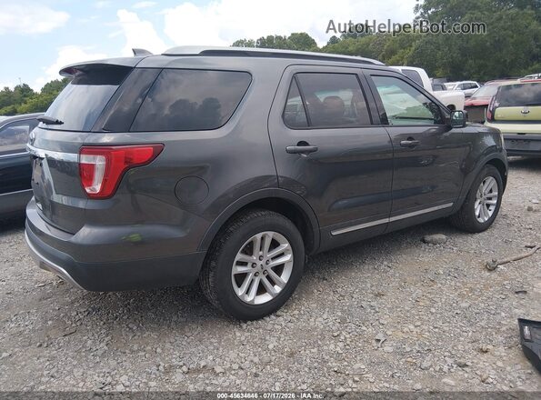 1FM5K7D80HGA01642 2017 FORD EXPLORER Gray Задня права чверть