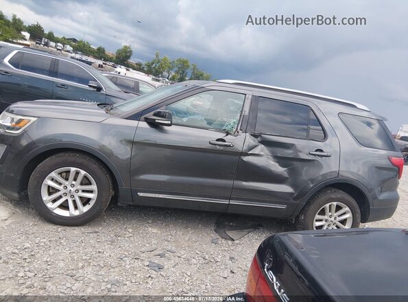1FM5K7D80HGA01642 2017 FORD EXPLORER Gray Панорамний вид салону 360°