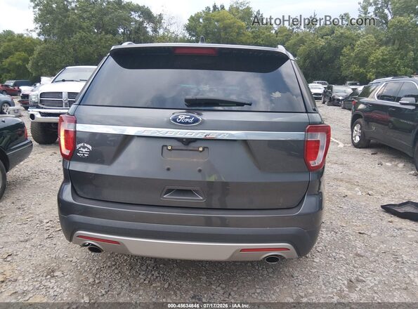 1FM5K7D80HGA01642 2017 FORD EXPLORER Gray 