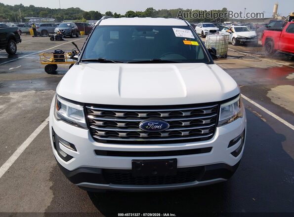 1FM5K7D80HGA59508 2017 FORD EXPLORER White Սարքավորումների վահանակի տեսք
