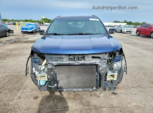 1FM5K7D80HGA91049 2017 FORD EXPLORER Синий Вид спереди
