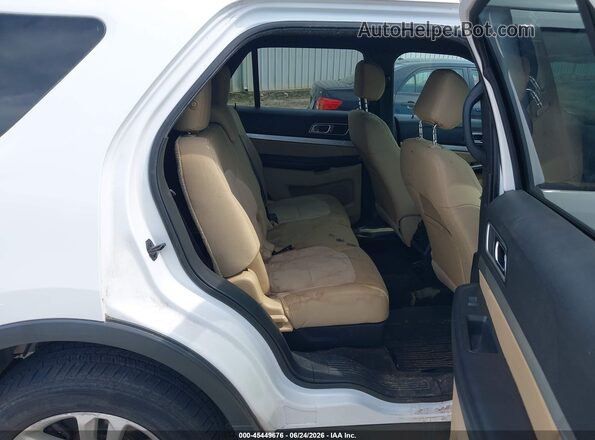 1FM5K7D80HGC36820 2017 FORD EXPLORER White Вид наклейки з VIN-кодом