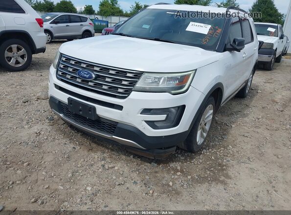 1FM5K7D80HGC36820 2017 FORD EXPLORER White Вид спереду