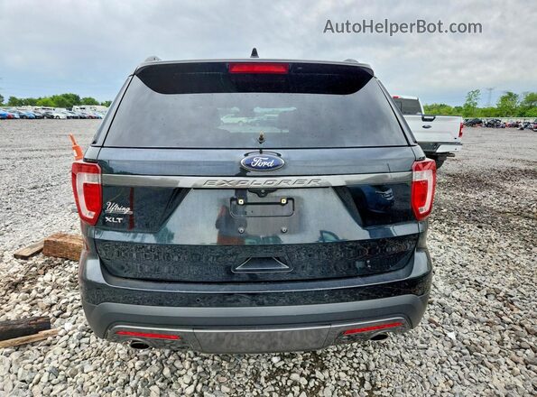 1FM5K7D80HGD50686 2017 FORD EXPLORER Black Rear view