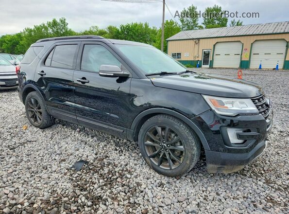1FM5K7D80HGD50686 2017 FORD EXPLORER Black Front right