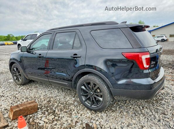 1FM5K7D80HGD50686 2017 FORD EXPLORER Black Rear left