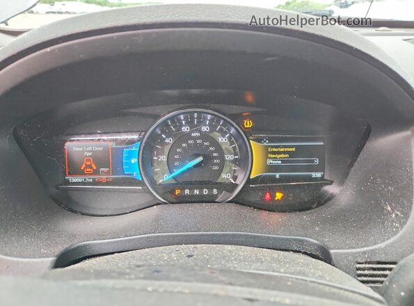 1FM5K7D80HGD50686 2017 FORD EXPLORER Black Instrument cluster view