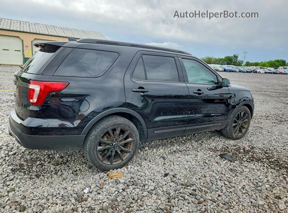 1FM5K7D80HGD50686 2017 FORD EXPLORER Black Rear right