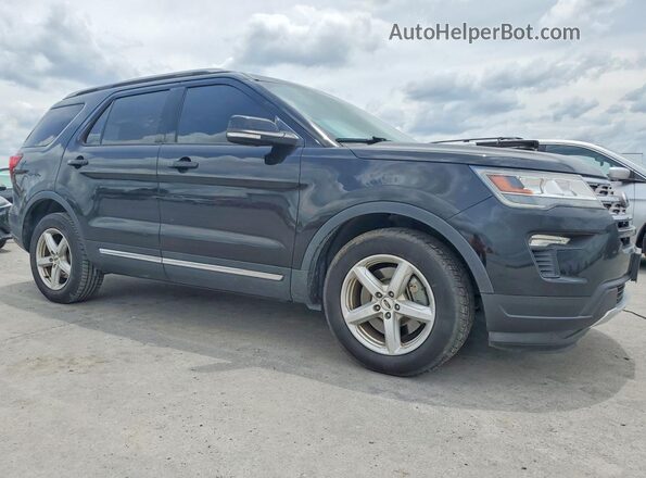 1FM5K7D80JGA03543 2018 FORD EXPLORER Black Delantero derecho