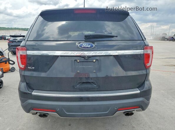 1FM5K7D80JGA03543 2018 FORD EXPLORER Black Vista trasera