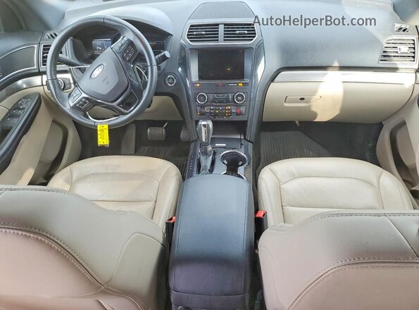 1FM5K7D80JGA41290 2018 FORD EXPLORER Burgundy Вид панелі приладів