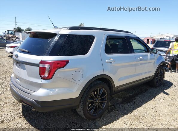 1FM5K7D80JGC72206 2018 FORD EXPLORER Silver უკანა მარჯვენა
