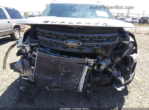 1FM5K7D80JGC72206 2018 FORD EXPLORER Silver წინა ხედი