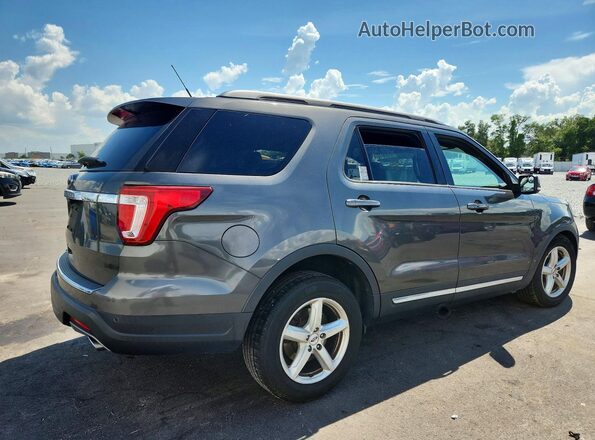 1FM5K7D80JGC91029 2018 FORD EXPLORER Silver Tył prawy