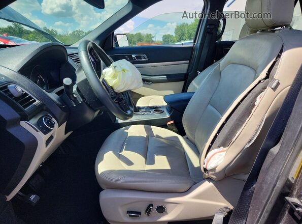 1FM5K7D80JGC91029 2018 FORD EXPLORER Silver Widok wnętrza z przodu