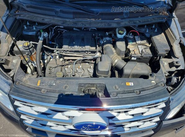 1FM5K7D80JGC91029 2018 FORD EXPLORER Silver Widok komory silnika