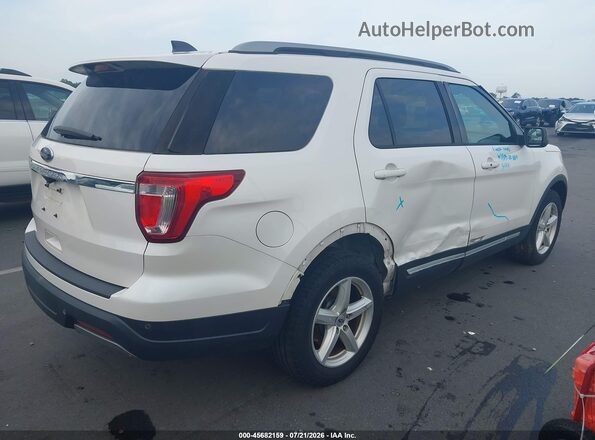 1FM5K7D80KGA04208 2019 FORD EXPLORER White Rear right