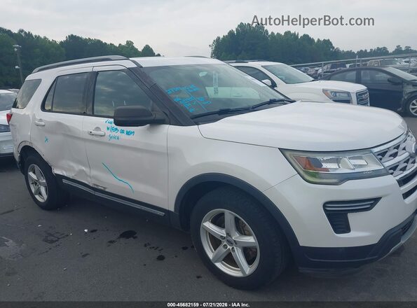 1FM5K7D80KGA04208 2019 FORD EXPLORER White Rear interior view