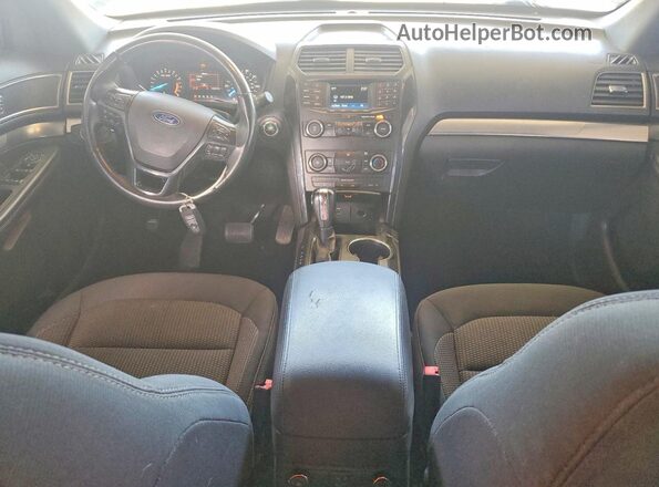 1FM5K7D80KGA15824 2019 FORD EXPLORER Синий Вид панели приборов