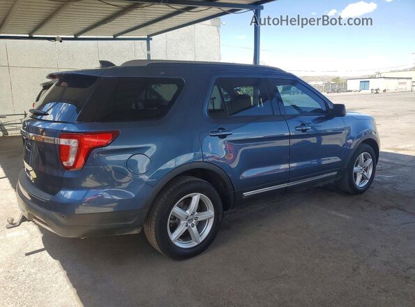 1FM5K7D80KGA15824 2019 FORD EXPLORER Синий Задняя правая четверть