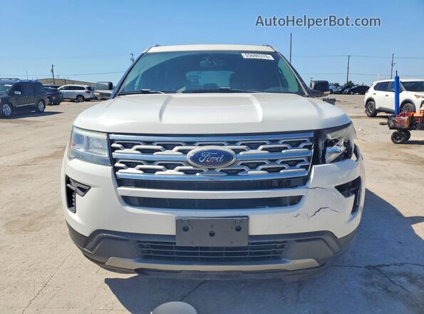 1FM5K7D80KGA61573 2019 FORD EXPLORER White წინა ხედი