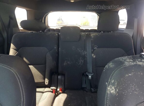 1FM5K7D80KGA61573 2019 FORD EXPLORER White უკანა სავარძლების ხედი